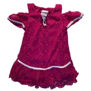 Toddler cold shoulder dress